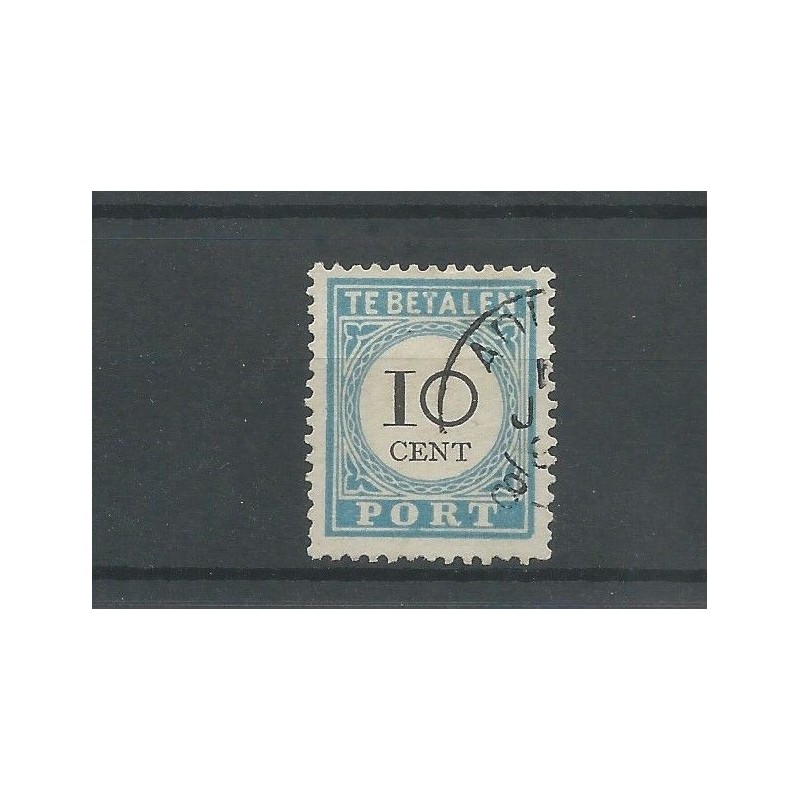 Nederland P7D-III "Blauwe punt in T" VFU/gebr CV 25+ € Nederland P7D-III "Blauwe punt in T" VFU/gebr CV 25+ €
