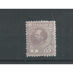 Suriname 5D   Willem III 1873 MH/ongebr  CV 35 €
