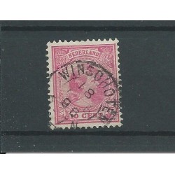 Nederland 37 met "WINSCHOTEN 1896 "  VFU/gebr  CV 7 €