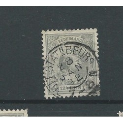 Nederland 38 met "ROTT:STATnBEURS 1892"  VFU/gebr  CV 27 €