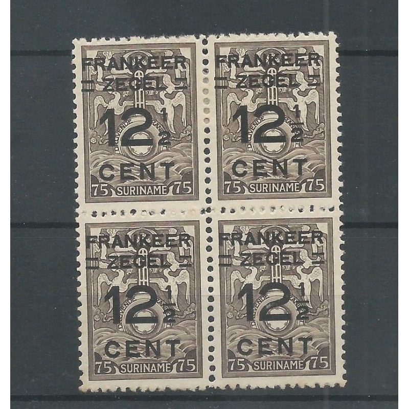 Suriname 132P Brandkast-opdruk MH/ongebr CV 62,5 € Suriname 132P Brandkast-opdruk MH/ongebr CV 62,5 €
