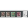 Suriname  202a-205a  Rode Kruis  VFU/gebr  CV 79 €