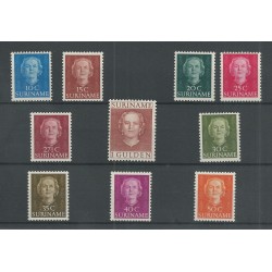 Suriname  285-294 Juliana  MNH/postfris  CV 55 €