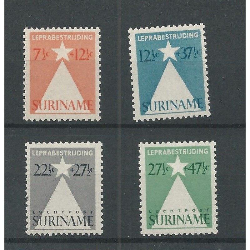 Suriname LP29-30 en 247-248 LEPRA-bestrijding MNH/postfris CV 20€ Suriname LP29-30 en 247-248 LEPRA-bestrijding MNH/postfris CV 20€