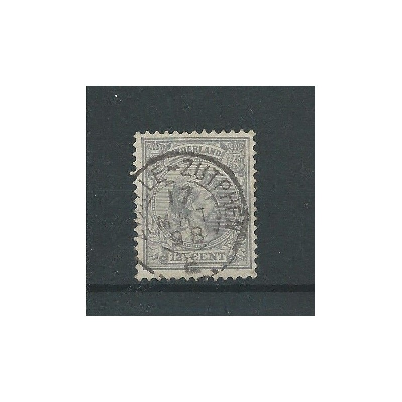 Nederland 38 met "ZWOLLE-ZUTPHEN E 1898" kleinrond VFU/gebr CV 27,5+ € Nederland 38 met "ZWOLLE-ZUTPHEN E 1898" kleinrond VFU/gebr CV 27,5+ €