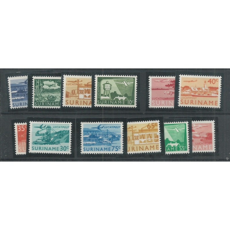 Suriname LP35-46 Luchtpost 1965 MNH/postfris CV 4,5 € Suriname LP35-46 Luchtpost 1965 MNH/postfris CV 4,5 €