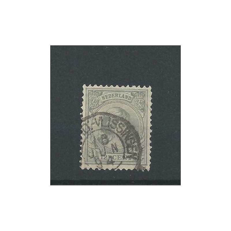 Nederland 38 met "BREDA-VLISSINGEN 1894" kleinrond VFU/gebr CV 10 € Nederland 38 met "BREDA-VLISSINGEN 1894" kleinrond VFU/gebr CV 10 €