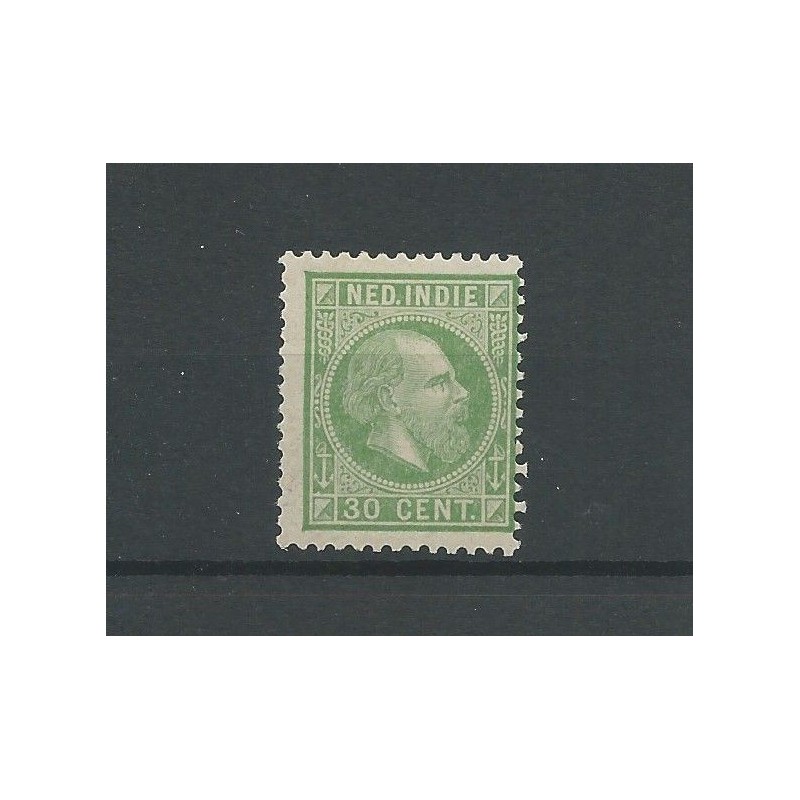 Ned. Indie 14K Willem III 30ct MNH/postfris CV 375 € Ned. Indie 14K Willem III 30ct MNH/postfris CV 375 €