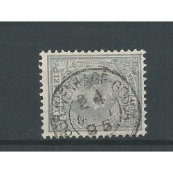 Nederland  38 met "s'GRAVENHAGE-GOUDA 1895" kleinrond VFU/gebr  CV 17,5 €