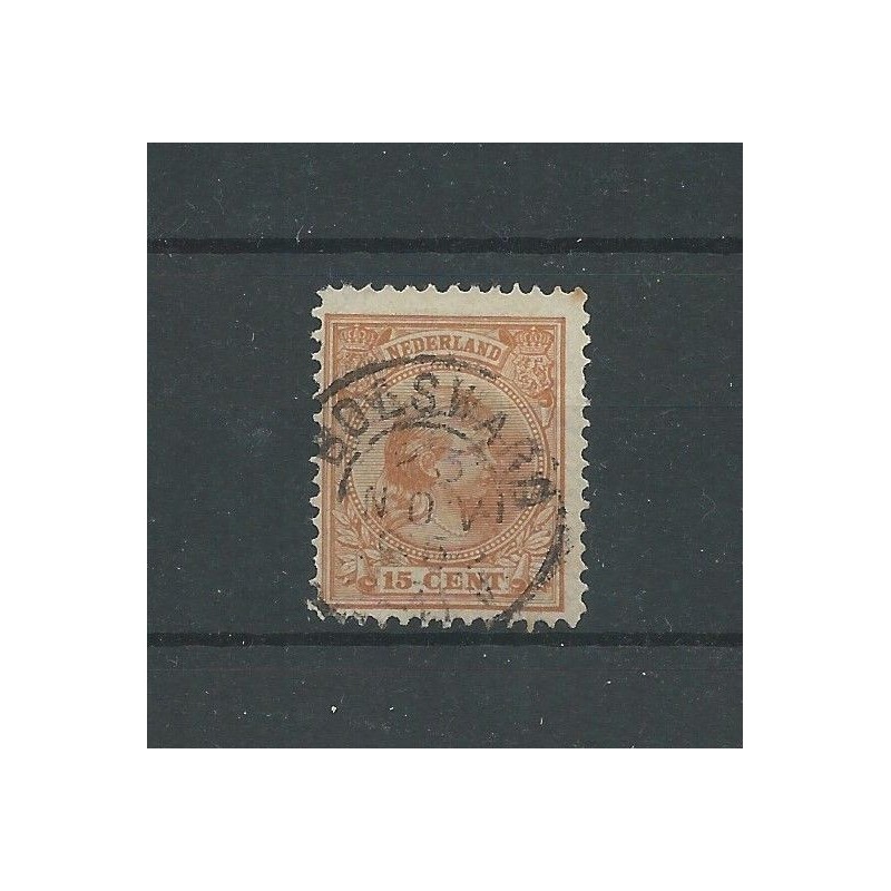 Nederland 39 met "BOLSWARD 1895" kleinrond VFU/gebr CV 12 € Nederland 39 met "BOLSWARD 1895" kleinrond VFU/gebr CV 12 €