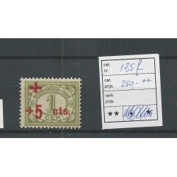 Ned. Indie  135f  Rode Kruis  MNH/postfris CV  250+ €