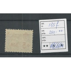 Ned. Indie  135f  Rode Kruis  MNH/postfris CV  250+ €