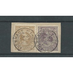 Nederland  42-43 OP BRIEFSTUKJE VFU/gebr  CV 30 €