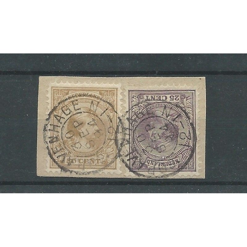 Nederland 42-43 OP BRIEFSTUKJE VFU/gebr CV 30 € Nederland 42-43 OP BRIEFSTUKJE VFU/gebr CV 30 €