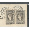 Nederland 93 paartje op lokale brief Den Helder 1918 CV 90+ €