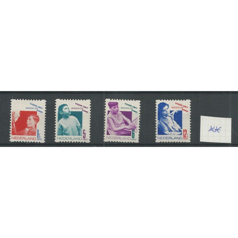 Nederland R90-93 Roltanding kind 1931 MNH/postfris CV 150 € Nederland R90-93 Roltanding kind 1931 MNH/postfris CV 150 €
