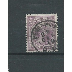 Nederland  42 "BEVERWIJK 1898" kleinrond VFU/gebr  CV 10+ €
