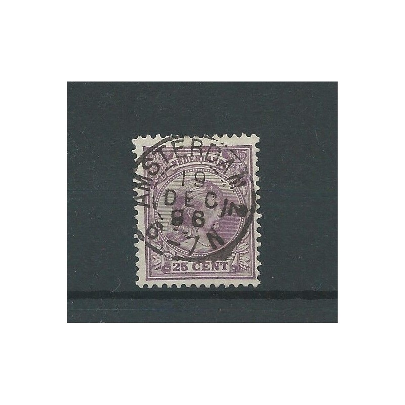 Nederland 42 "AMSTERDAM-2 1896" kleinrond VFU/gebr CV 11 € Nederland 42 "AMSTERDAM-2 1896" kleinrond VFU/gebr CV 11 €