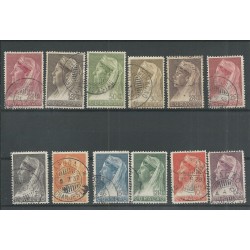 Curacao 126-137 Wilhelmina  VFU/gebr  CV 48,5 €