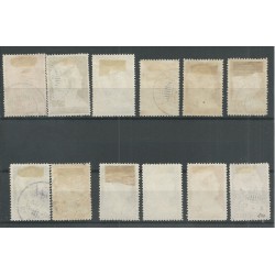 Curacao 126-137 Wilhelmina  VFU/gebr  CV 48,5 €