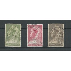 Curacao 135A-137A Wilhelmina  VFU/gebr  CV 75 €