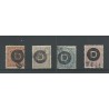 Ned. Indie D1-D2, D4-D5 DIENSTzegels  VFU/gebr  CV 32,50 €