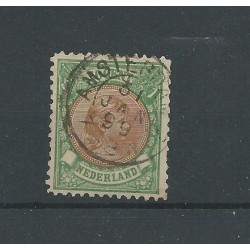 Nederland  45 "AMSTERDAM-2 1899" kleinrond VFU/gebr  CV 23 €