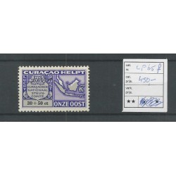 Curacao LP45f "Dubbele indruk"  MNH/postfris  CV 450 €
