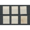 Suriname 23-28 Wilhelmina  MH/ongebr  CV 150 €