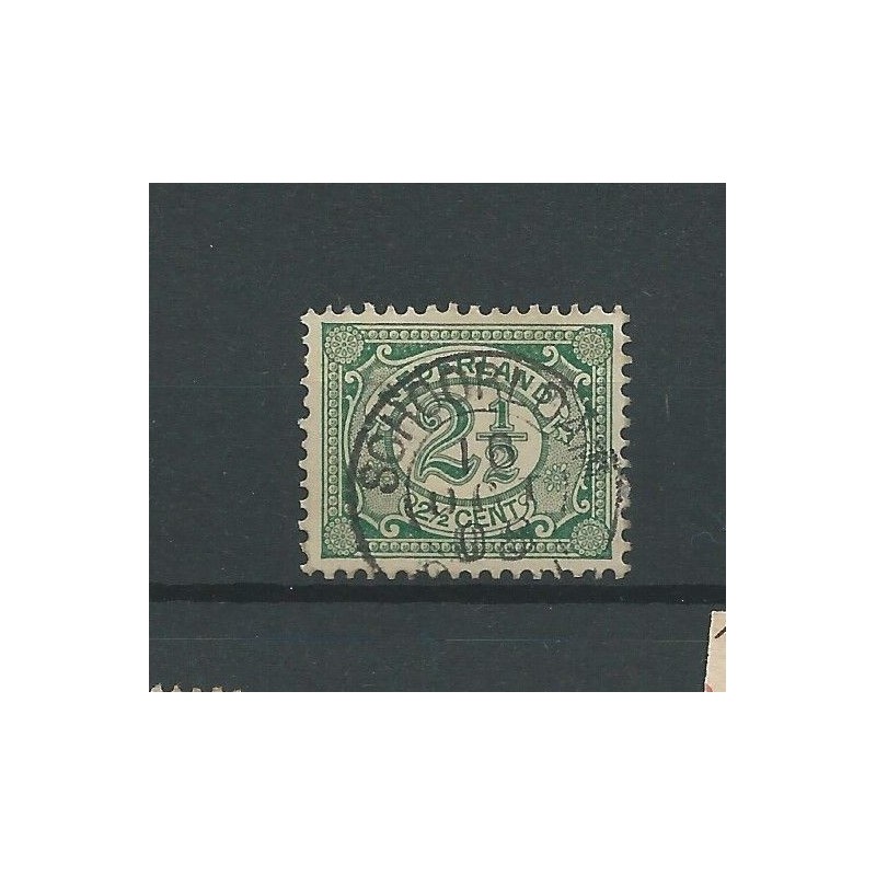 Nederland 55 "SCHOORLDAM 1908" kleinrond VFU/gebr CV 12,5 € Nederland 55 "SCHOORLDAM 1908" kleinrond VFU/gebr CV 12,5 €