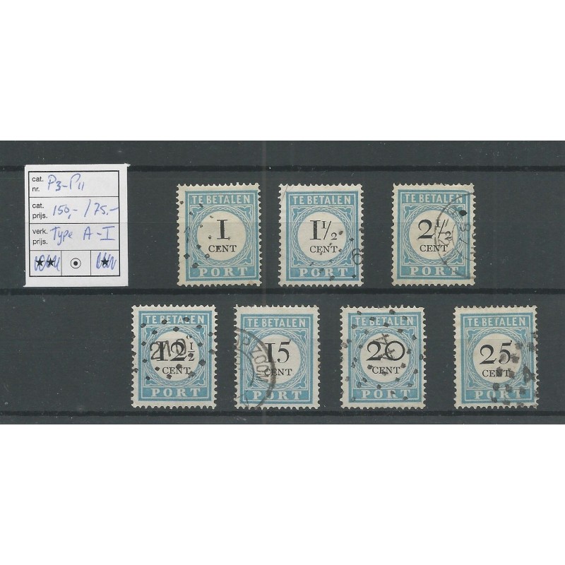 Nederland P3-11 Type A-III VFU/gebr CV 225 € Nederland P3-11 Type A-III VFU/gebr CV 225 €