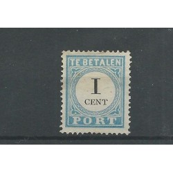 Nederland  P3A-IV  port 1881  MH/ongebr CV 45 €