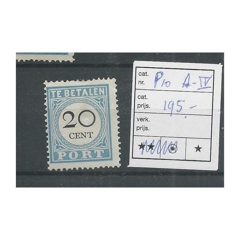 Nederland P10A-IV Port 1881 MH/ongebr CV 195 € Nederland P10A-IV Port 1881 MH/ongebr CV 195 €