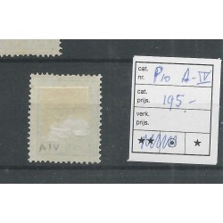 Nederland  P10A-IV  Port 1881  MH/ongebr CV 195 €