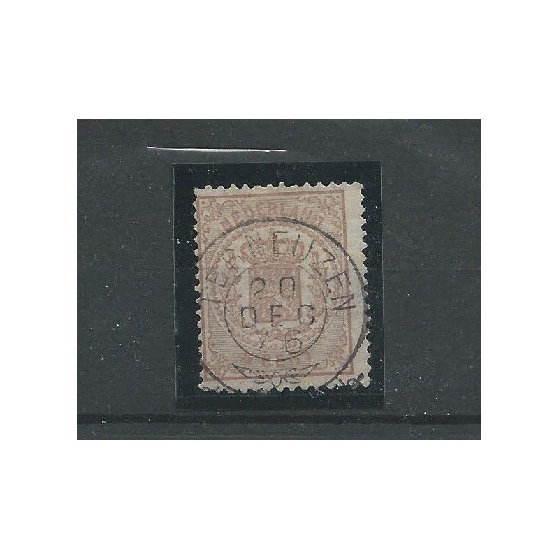 Nederland 13 met "TER NEUZEN 1876" franco-takje VFU/gebr CV 40 € Nederland 13 met "TER NEUZEN 1876" franco-takje VFU/gebr CV 40 €
