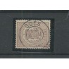 Nederland 13 met "GOES 1875" franco-takje  VFU/gebr  CV 12 €