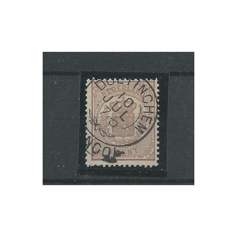 Nederland 13 met "DOETINCHEM 1875" franco-takje VFU/gebr CV 30 € Nederland 13 met "DOETINCHEM 1875" franco-takje VFU/gebr CV 30 €