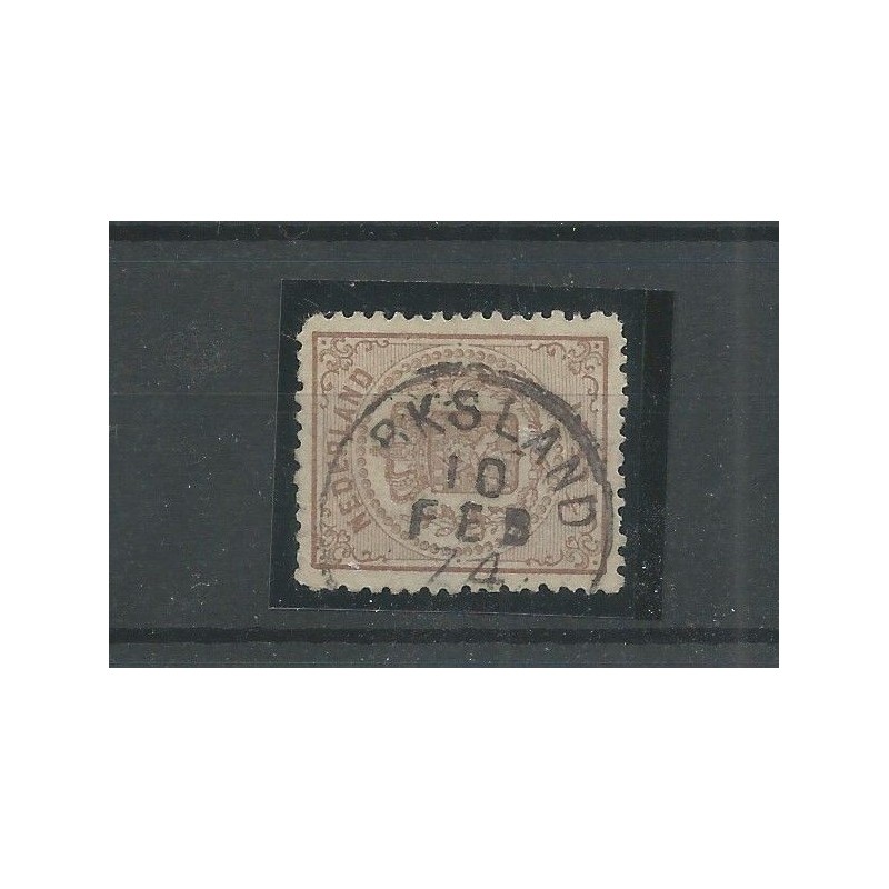 Nederland 13 met "DIRKSLAND 1874" franco-takje VFU/gebr CV 80 € Nederland 13 met "DIRKSLAND 1874" franco-takje VFU/gebr CV 80 €