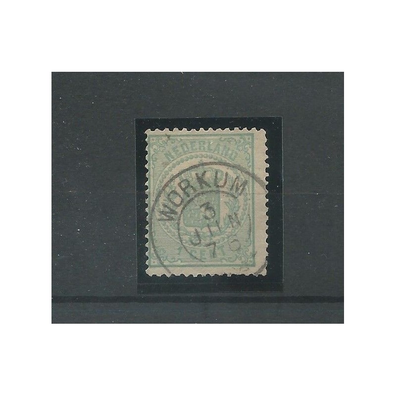 Nederland 15 met "WORKUM 1876" franco-takje VFU/gebr CV 60 € Nederland 15 met "WORKUM 1876" franco-takje VFU/gebr CV 60 €