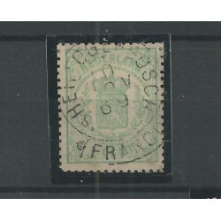 Nederland 15 met "HERTOGENBOSCH 1869" franco-takje  VFU/gebr  CV 12 €