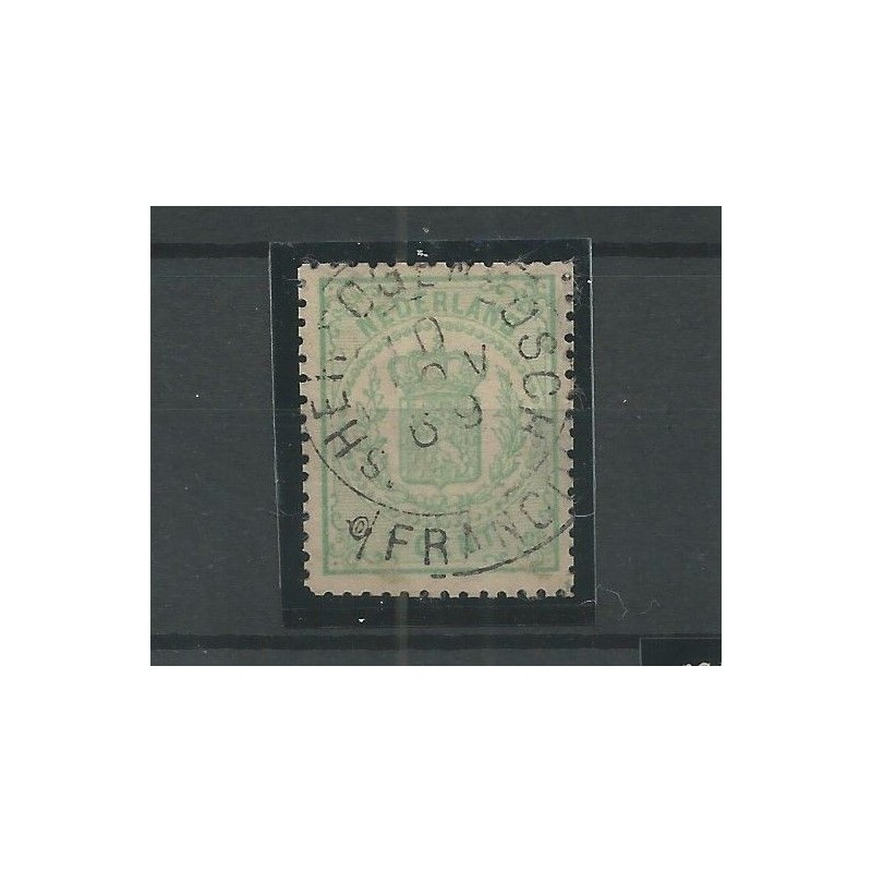 Nederland 15 met "HERTOGENBOSCH 1869" franco-takje VFU/gebr CV 12 € Nederland 15 met "HERTOGENBOSCH 1869" franco-takje VFU/gebr CV 12 €