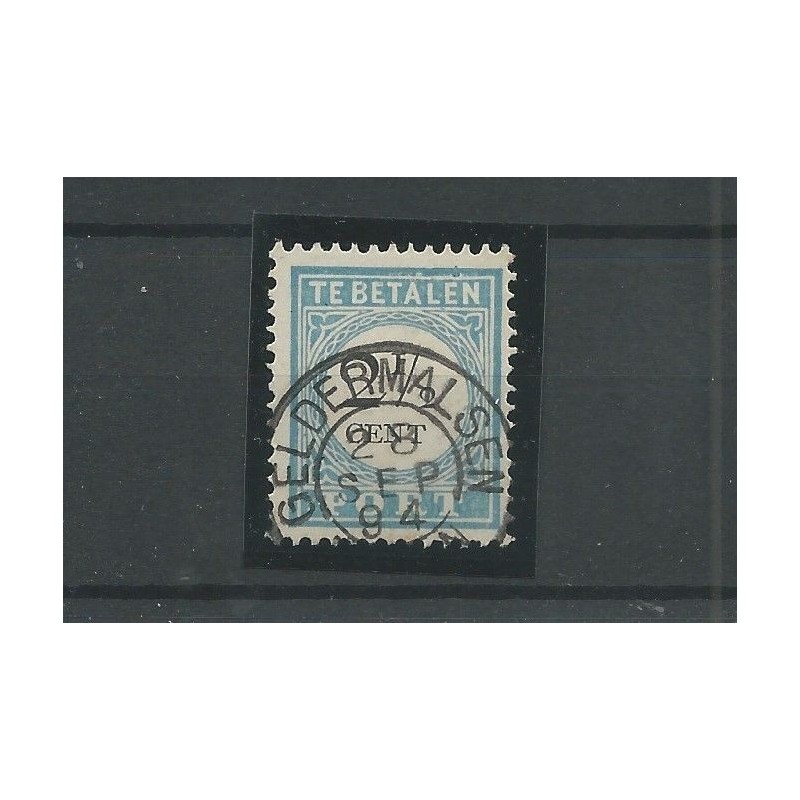 Nederland P5 D-III "GELDERMALSEN 1894" kleinrond VFU/gebr CV 15+ € Nederland P5 D-III "GELDERMALSEN 1894" kleinrond VFU/gebr CV 15+ €