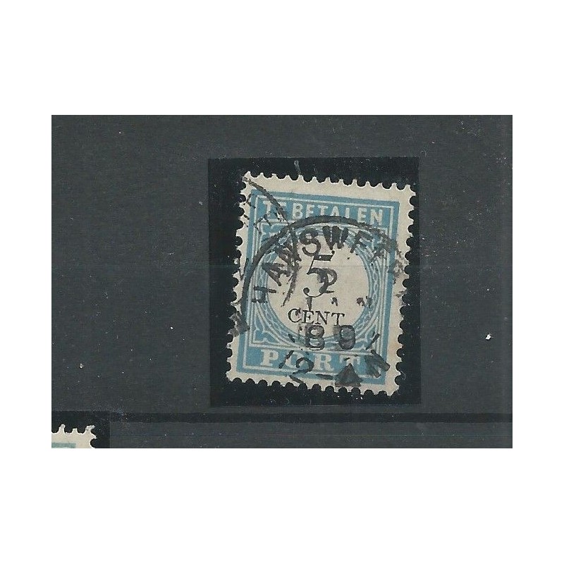 Nederland P6 D-III "HANSWEERT 1889" kleinrond VFU/gebr CV 25+ € Nederland P6 D-III "HANSWEERT 1889" kleinrond VFU/gebr CV 25+ €