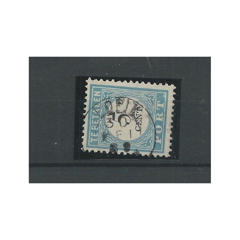 Nederland P6 D-III  "LOPIK 1889" kleinrond VFU/gebr CV 20+ €