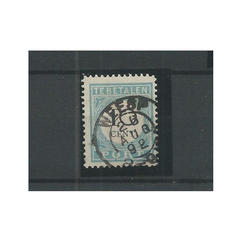 Nederland P7 D-II "WEESP 1892" kleinrond VFU/gebr CV 10+ € Nederland P7 D-II "WEESP 1892" kleinrond VFU/gebr CV 10+ €