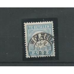 Nederland P9 D-III  "WOLVEGA  1892" kleinrond VFU/gebr CV 10+ €