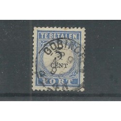 Nederland P19 met "GORINCHEM 1896" kleinrond VFU/gebr CV 15+ €