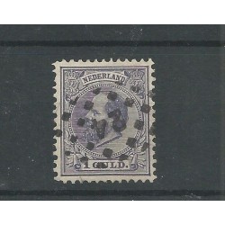 Nederland  28 met puntstempel 24  VFU/gebr  CV 100+ €