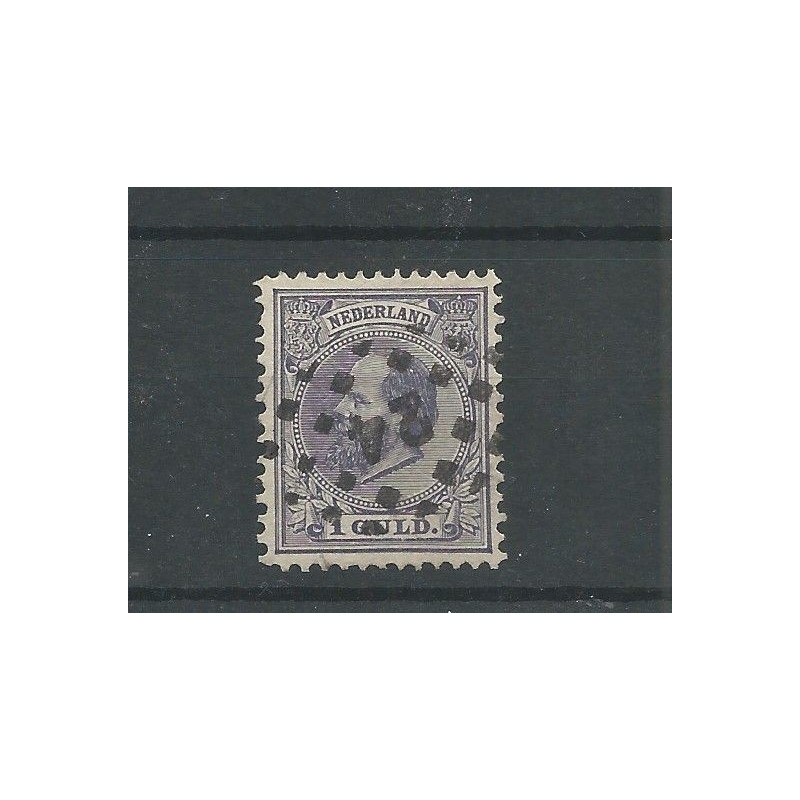 Nederland 28 met puntstempel 24 VFU/gebr CV 100+ € Nederland 28 met puntstempel 24 VFU/gebr CV 100+ €