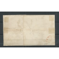 Nederland 4 paartje op brief AMERSFOORT 1866 naar ARNHEM VFU/gebr  CV 100 €